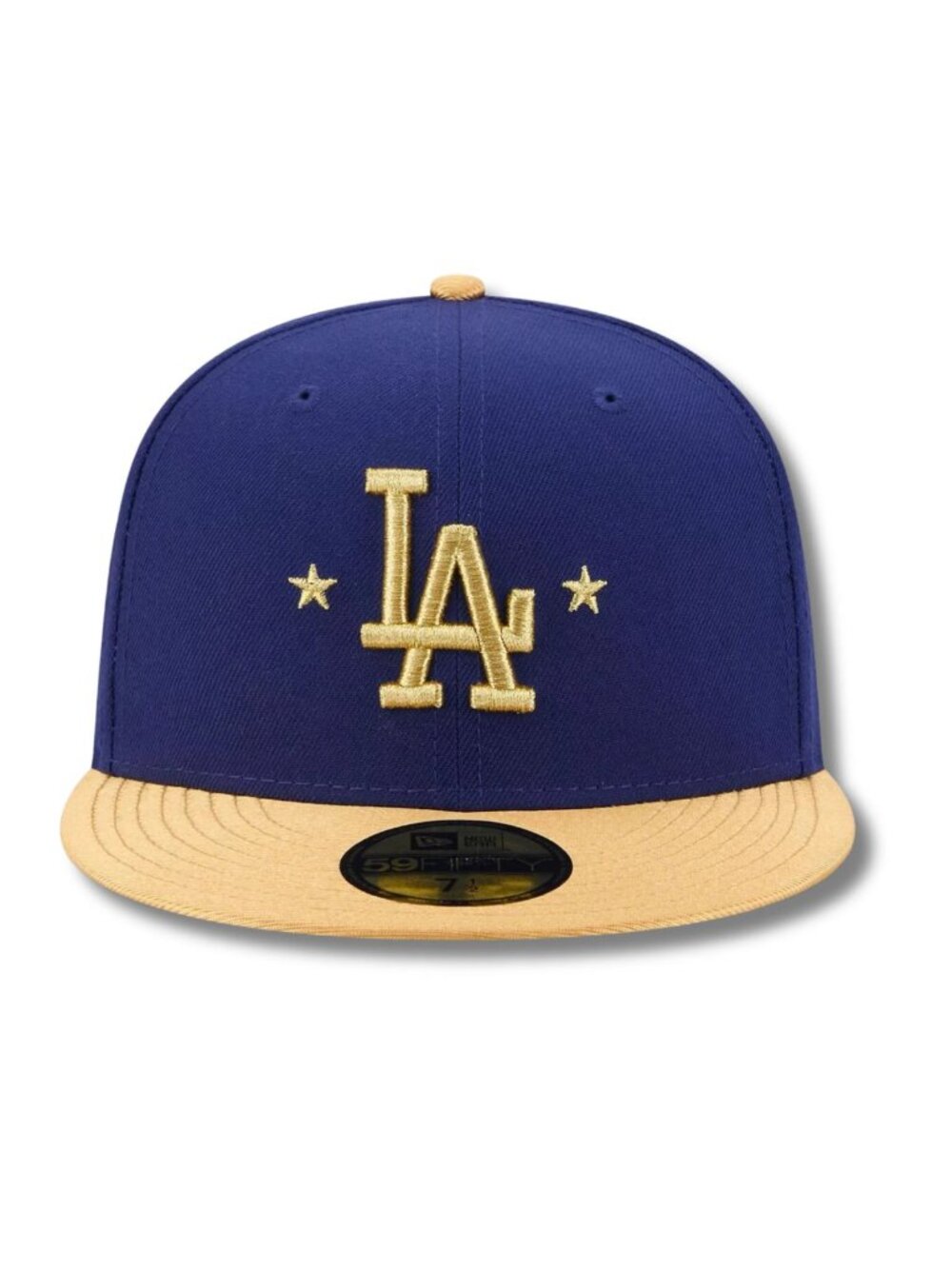 Los Angeles Dodgers New Era Gold Collection 59FIFTY Fitted Hat Royal